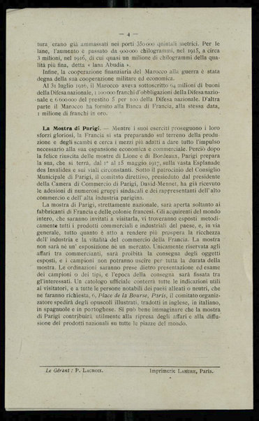 Documenti della guerra : bollettino d'informazioni pubblicato dalla Camera di commercio di Parigi